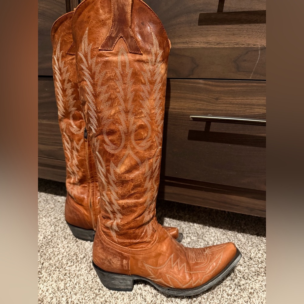 Old Gringo Tan Leather Western Boots